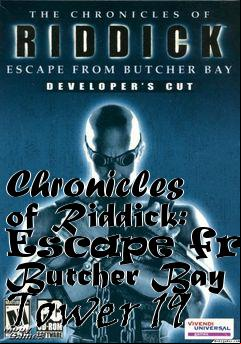 Box art for Chronicles of Riddick: Escape from Butcher Bay