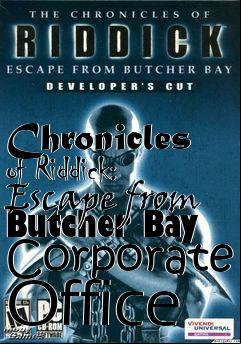 Box art for Chronicles of Riddick: Escape from Butcher Bay