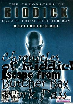 Box art for Chronicles of Riddick: Escape from Butcher Bay