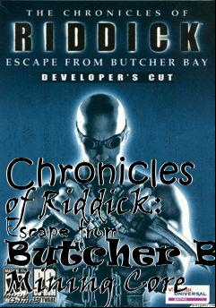 Box art for Chronicles of Riddick: Escape from Butcher Bay