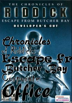 Box art for Chronicles of Riddick: Escape from Butcher Bay