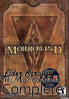 Box art for Elder Scrolls III: Morrowind