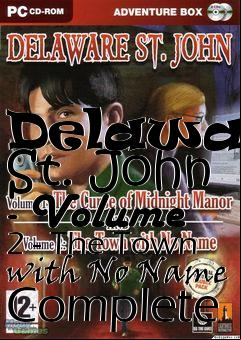 Box art for Delaware St. John - Volume 2 - The Town with No Name