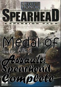 Box art for Medal of Honor: Allied Assault: Spearhead