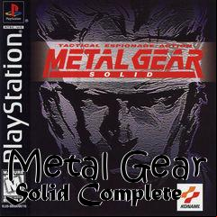 Box art for Metal Gear Solid