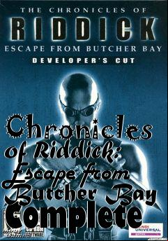 Box art for Chronicles of Riddick: Escape from Butcher Bay