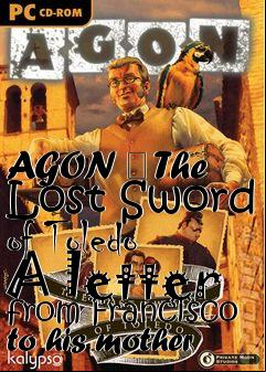 Box art for AGON  The Lost Sword of Toledo