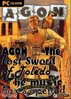 Box art for AGON  The Lost Sword of Toledo