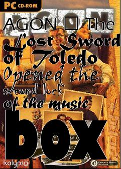 Box art for AGON  The Lost Sword of Toledo