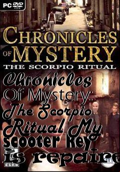 Box art for Chronicles Of Mystery: The Scorpio Ritual