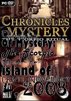 Box art for Chronicles Of Mystery: The Scorpio Ritual
