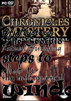 Box art for Chronicles Of Mystery: The Scorpio Ritual