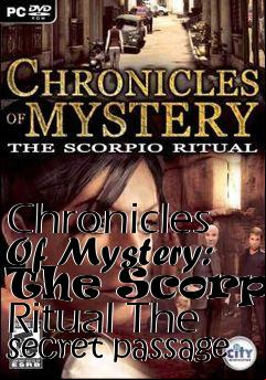Box art for Chronicles Of Mystery: The Scorpio Ritual