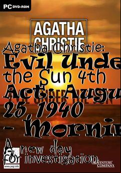 Box art for Agatha Christie: Evil Under the Sun