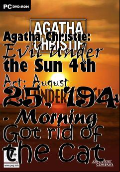 Box art for Agatha Christie: Evil Under the Sun