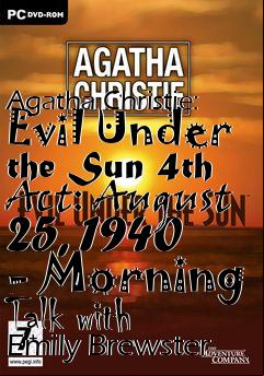 Box art for Agatha Christie: Evil Under the Sun