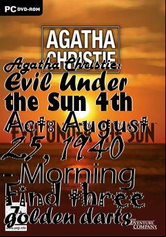 Box art for Agatha Christie: Evil Under the Sun