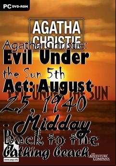 Box art for Agatha Christie: Evil Under the Sun