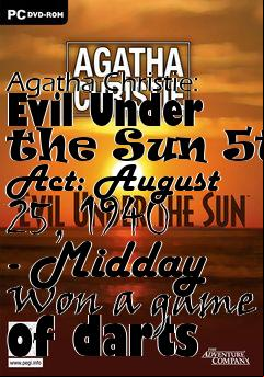 Box art for Agatha Christie: Evil Under the Sun