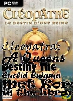 Box art for Cleopatra: A Queens Destiny