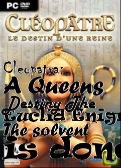Box art for Cleopatra: A Queens Destiny