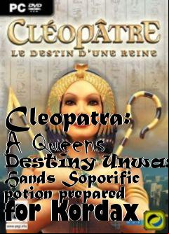 Box art for Cleopatra: A Queens Destiny