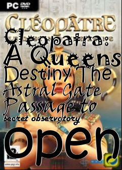 Box art for Cleopatra: A Queens Destiny