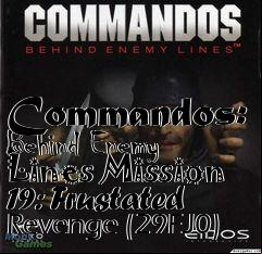 Box art for Commandos: Behind Enemy Lines