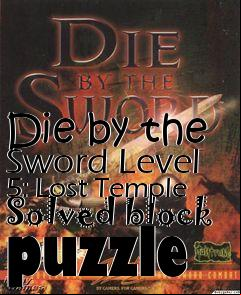 Box art for Die by the Sword