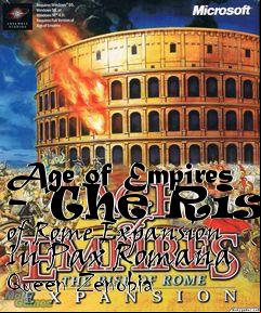 Box art for Age of Empires - The Rise of Rome