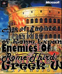 Box art for Age of Empires - The Rise of Rome