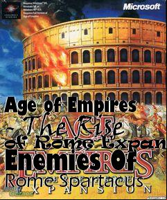 Box art for Age of Empires - The Rise of Rome