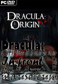 Box art for Dracula: Origin