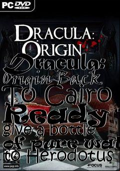 Box art for Dracula: Origin