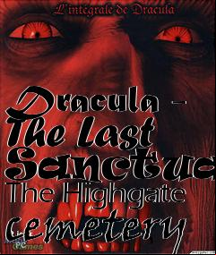 Box art for Dracula - The Last Sanctuary