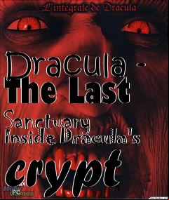 Box art for Dracula - The Last Sanctuary