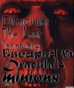 Box art for Dracula - The Last Sanctuary