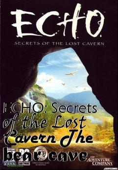 Box art for ECHO: Secrets of the Lost Cavern