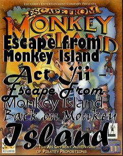 Box art for Escape from Monkey Island