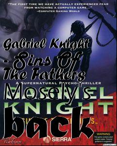 Box art for Gabriel Knight - Sins Of The Fathers