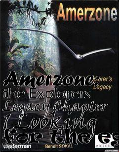 Box art for Amerzone: the Explorers Legacy