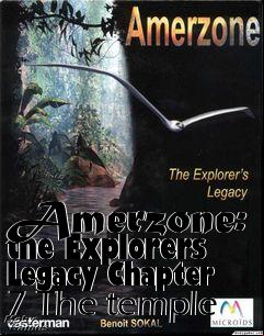 Box art for Amerzone: the Explorers Legacy