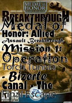 Box art for Medal of Honor: Allied Assault Breakthrough
