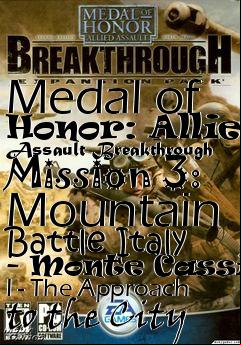 Box art for Medal of Honor: Allied Assault Breakthrough