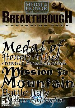 Box art for Medal of Honor: Allied Assault Breakthrough