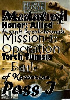 Box art for Medal of Honor: Allied Assault Breakthrough