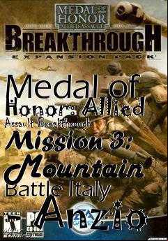 Box art for Medal of Honor: Allied Assault Breakthrough