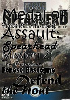 Box art for Medal of Honor: Allied Assault: Spearhead
