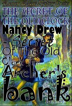 Box art for Nancy Drew - Secret Of The Old Clock