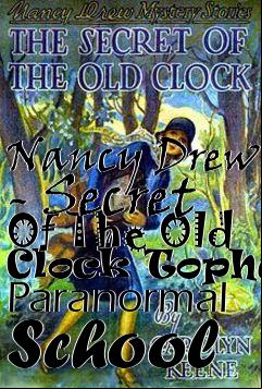 Box art for Nancy Drew - Secret Of The Old Clock
